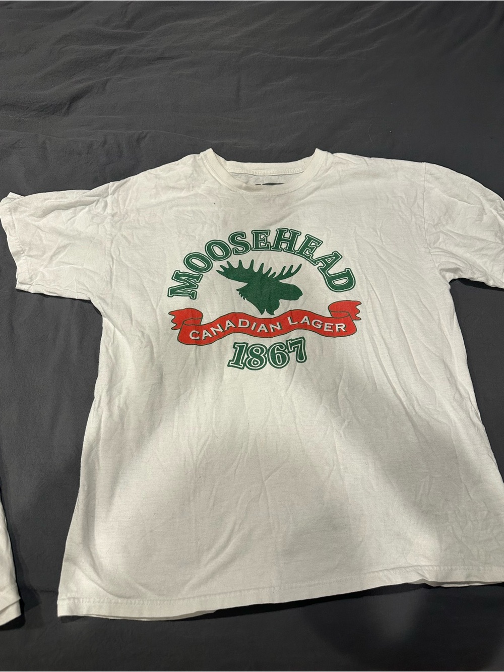 White Graphic Tee - Canadian Lager Logo